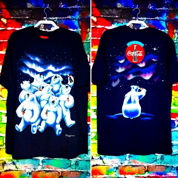 Vintage 1994 Coca-Cola Polar Bears Promo Tee